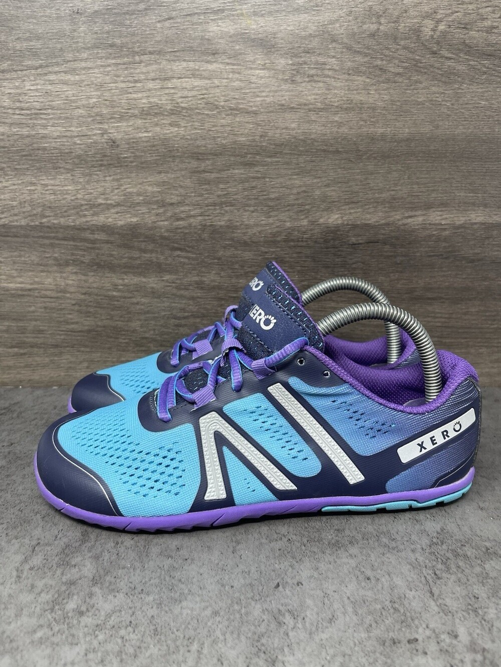 Xero Shoes HFS Blue Purple Size Womens 8 Barefoot Zero Drop Running Sneakers